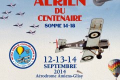Affiche du meeting aerien du centenaire a Amiens