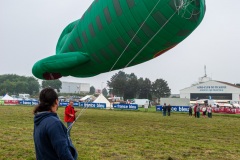 Ballon de barrage en démonstration lors du meeting aérien du centenaire à Amiens
