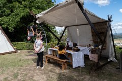 Campement artisnal aux fêtes médiévales de Laon