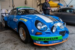 Alpine A110 lors du rallye Monte-Carlo Historique