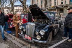 Daimler Conquest lors du rallye Monte-Carlo Historique