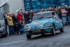 Citroen DS lors du rallye Monte-Carlo Historique
