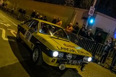 Lancia Beta lors du rallye Monte-Carlo Historique