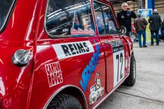 Mini Cooper S lors du rallye Monte-Carlo Historique