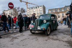 Ford Popular lors du rallye Monte-Carlo Historique