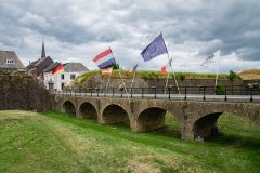 Le Pont de France et les remparts de Rocroi