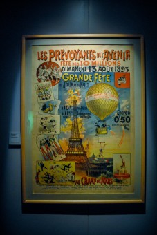 Affiche "Les Prévoyants de l'Avenir Grande Fête de 1893" au musée de l'air et de l'espace du Bourget