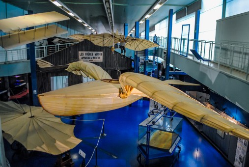 Barque ailee de Jean-Marie Le Bris au musée de l'air et de l'espace du Bourget