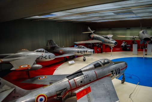 Hall Cocarde au musée de l'air et de l'espace du Bourget