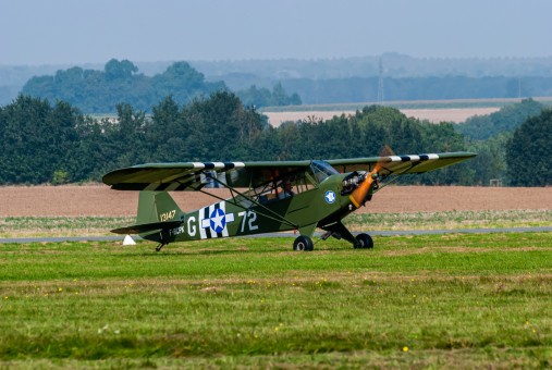 J-3 Cub en présentation au meeting aérien du centenaire à Amiens