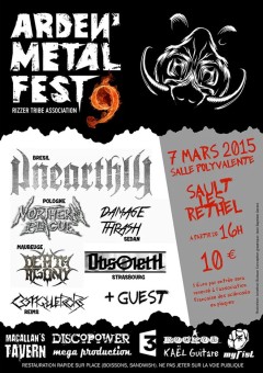 Affiche Arden' Metal Fest 9