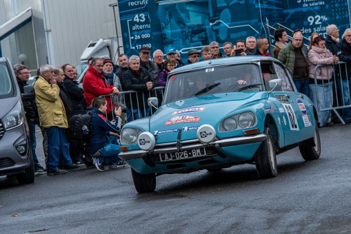 Citroen DS lors du rallye Monte-Carlo Historique
