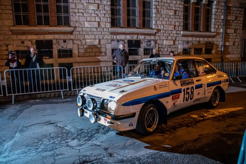 Ford Escort Mk II lors du rallye Monte-Carlo Historique
