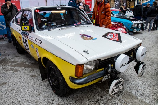 Opel Kadett C lors du rallye Monte-Carlo Historique