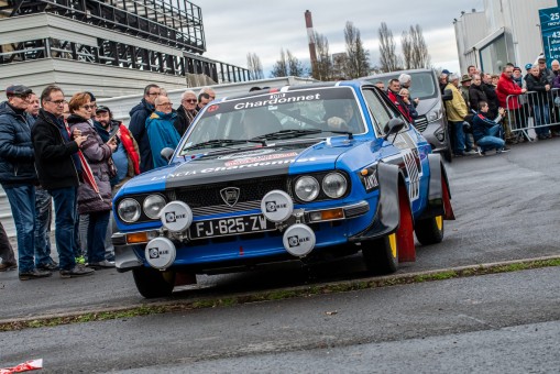 Lancia Beta lors du rallye Monte-Carlo Historique