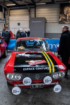 Lancia Fulvia lors du rallye Monte-Carlo Historique
