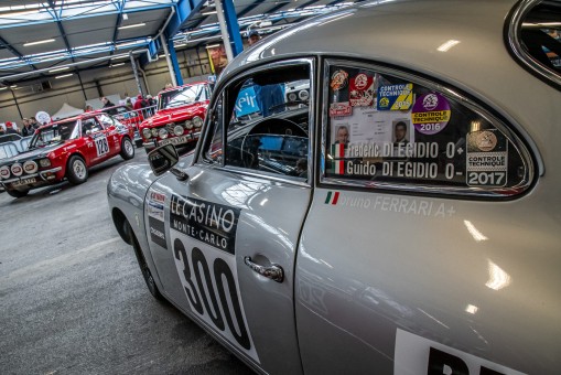 Porsche 356 lors du rallye Monte-Carlo Historique