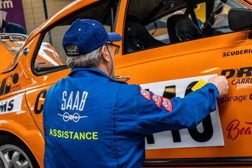 Saab 96 lors du rallye Monte-Carlo Historique